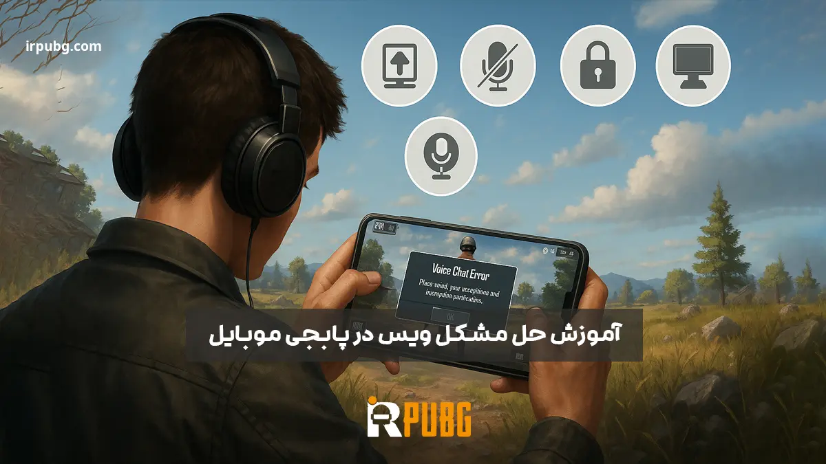 آموزش قدم به قدم برای حل مشکل ویس در پابجی موبایل